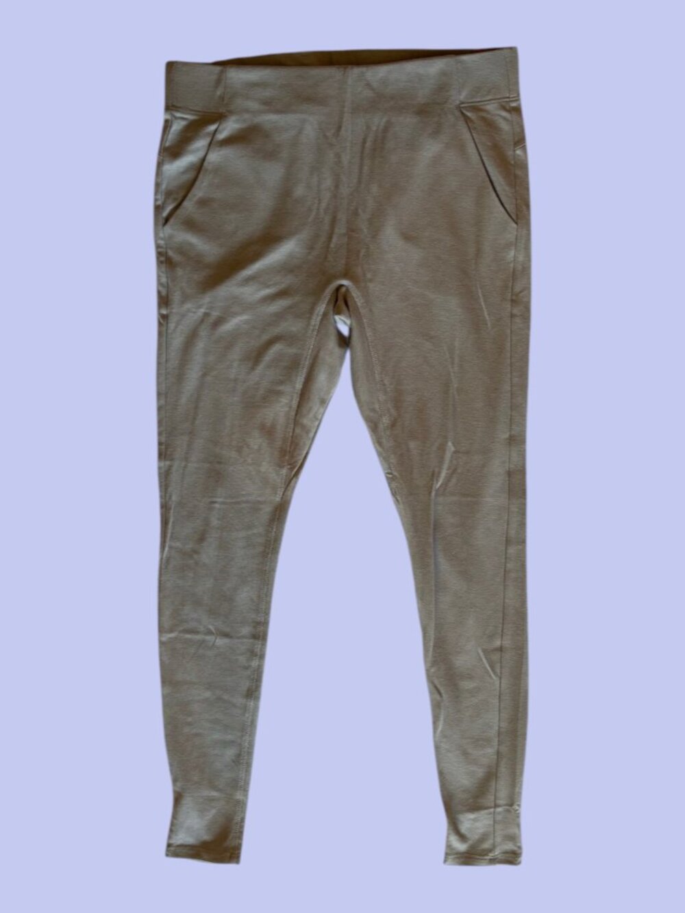 Lunya Restore Pocket Leggings Moonstone Gray Size Large NWOT